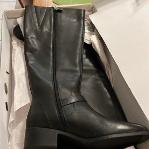 Bandalino knee high boots. Black / man made leather. Brand new
